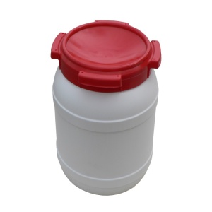 Plastové sudy bielo/červené so skrutkovacím vekom – 3,60 l, 6,40 l, 10,40 l, 15,40 l, 20,00 l, 26,00 l