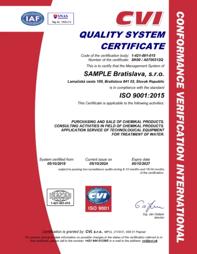 SK00_A0700312Q_Certifikat_9001_15_SK_A_SNAS_IRACAB_Vzor_2311a